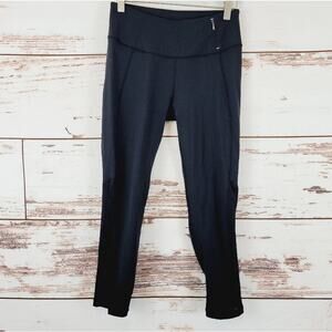 Calia cropped leggings mesh detail pocket S black